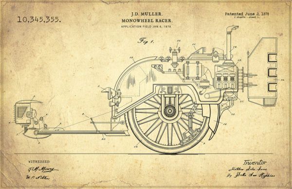 Monowheel:Mechanical Drawing