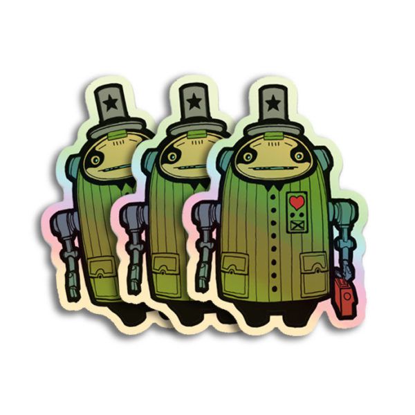 Prof. Harkin Holographic Stickers (3 pack)