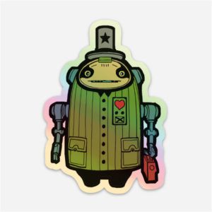 Prof. Harkin Holographic Sticker